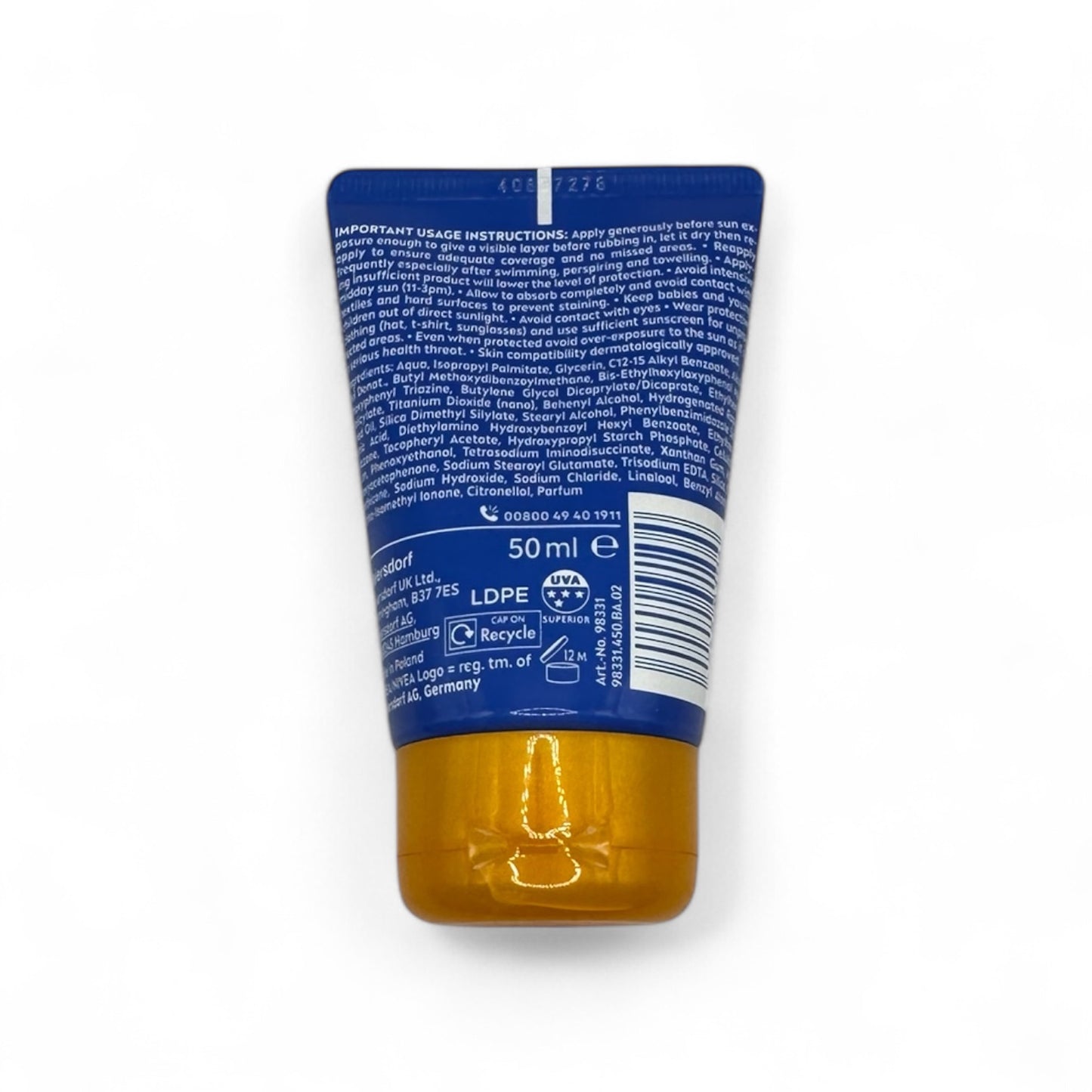Nivea Protect & Moisture SPF30 Sun Lotion (50ml)