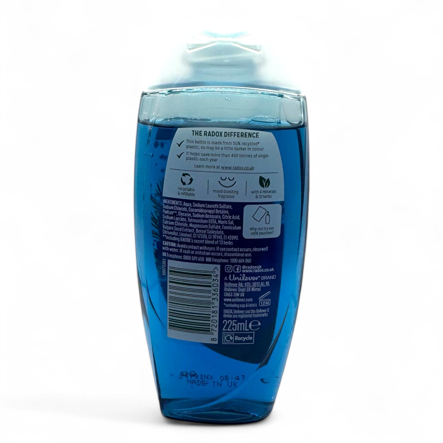 Radox Mineral Therapy Feel Awake 2in1 Shower Gel (225ml)