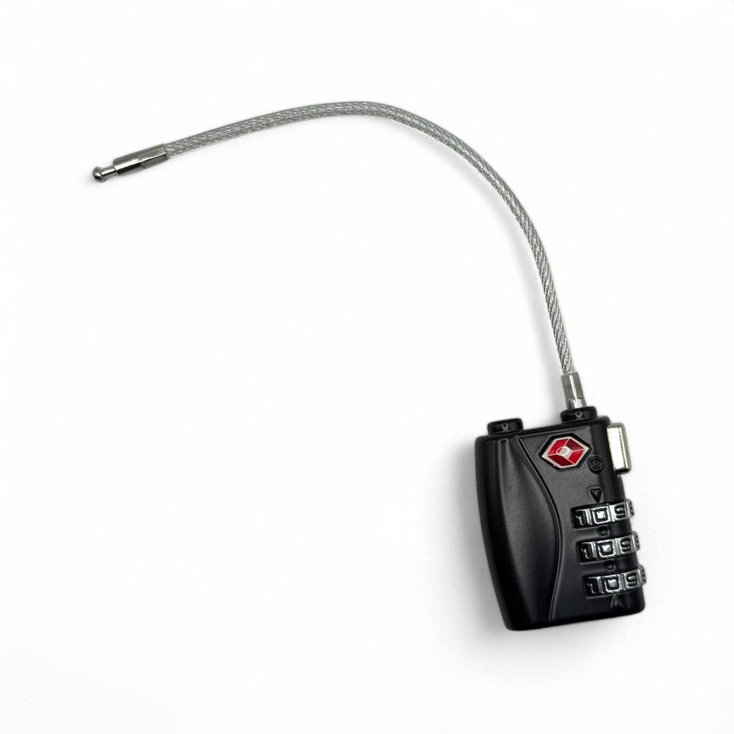 3-Dial Security Cable Travel Combination Padlock